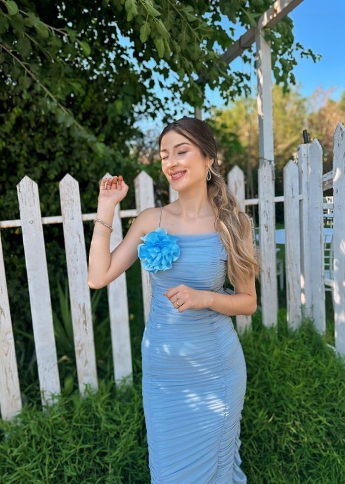 Midi boy elbise - Görsel 2