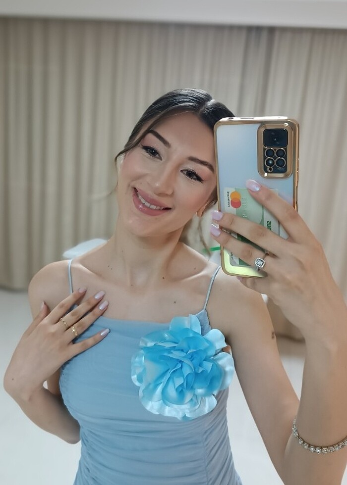 Midi boy elbise - Görsel 3