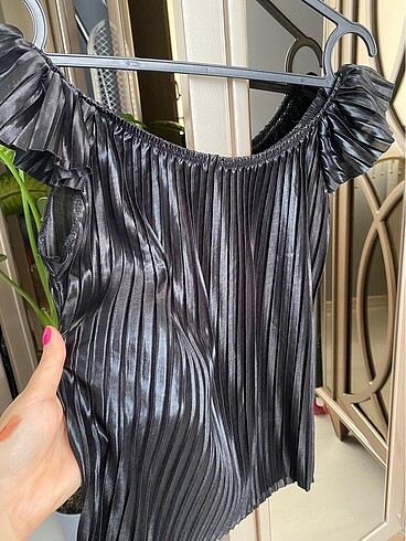 Topshop Parlak bluz