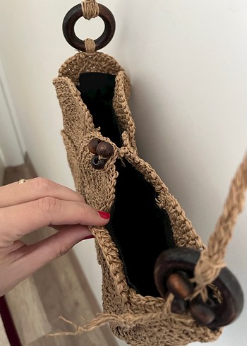 Zara Örgü Bohem Kadın Çanta
