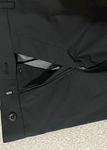 Erkek Siyah Kumaş Pantolon - Görsel 5