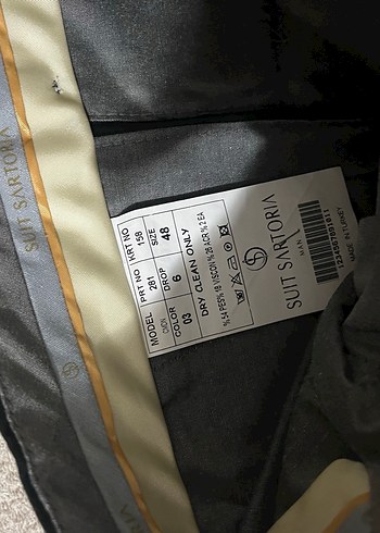 Erkek Siyah Kumaş Pantolon - Görsel 4