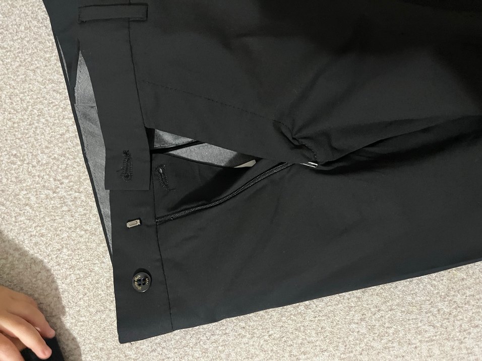 Erkek Siyah Kumaş Pantolon - Görsel 5