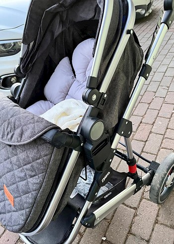 Baby2go Antrasit Gri Bebek Arabası - Görsel 7