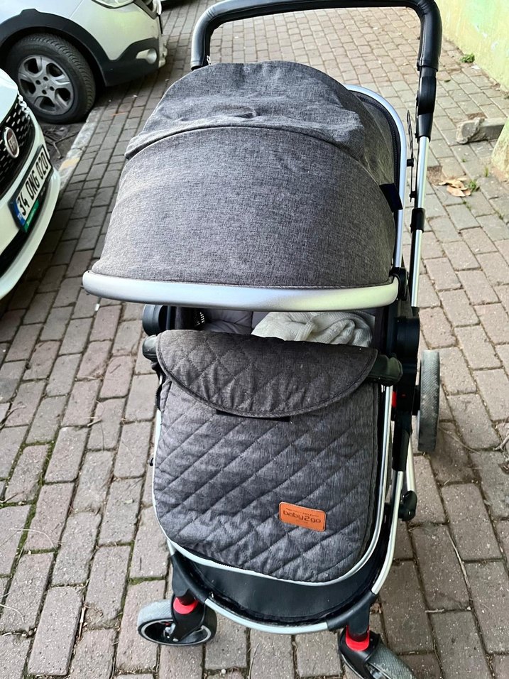 Baby2go Antrasit Gri Bebek Arabası - Görsel 4