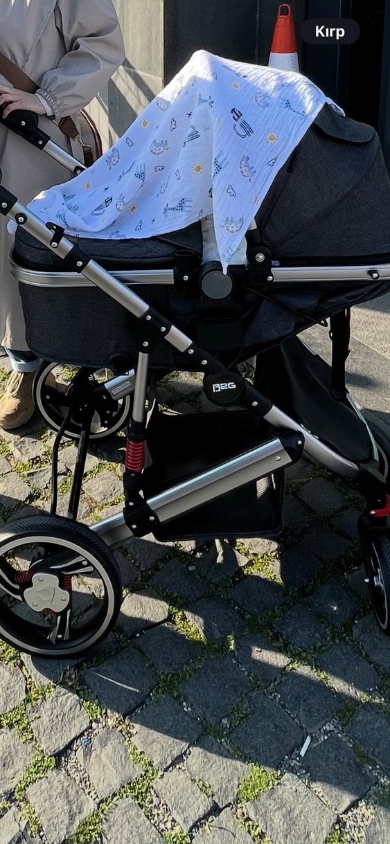 Baby2go Antrasit Gri Bebek Arabası - Görsel 2