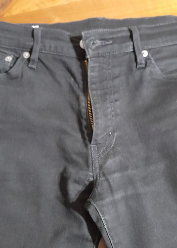 Siyah Regular Fit Denim Erkek Levis Pantolon - Görsel 7