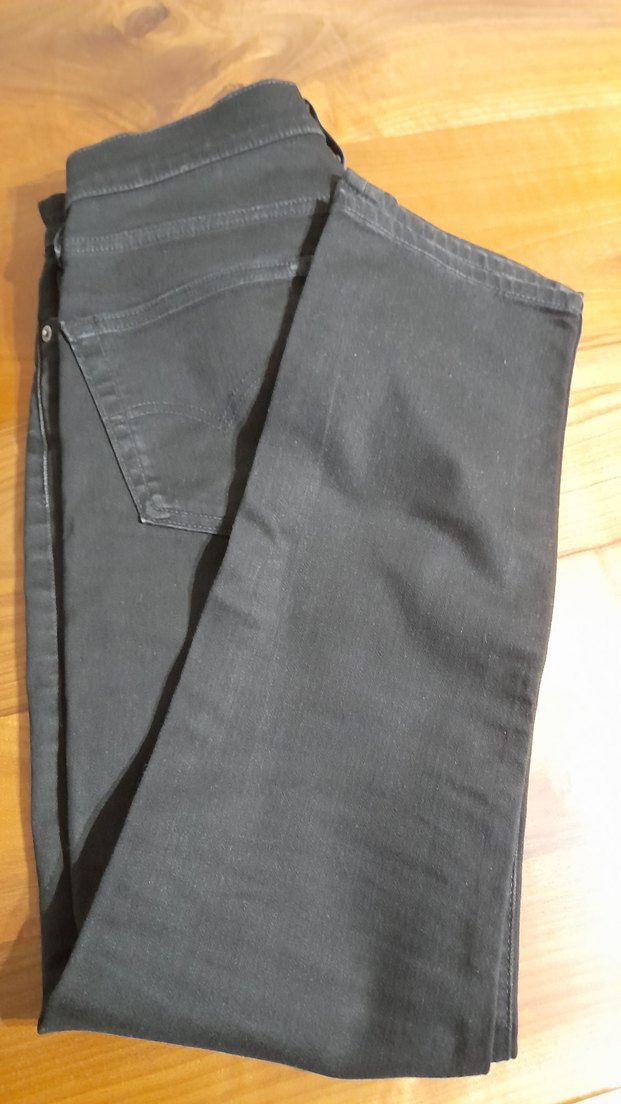 Siyah Regular Fit Denim Erkek Levis Pantolon - Görsel 5