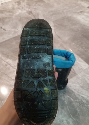 29 Beden Mavi Bağcıksız Çocuk Yağmur Çizmesi