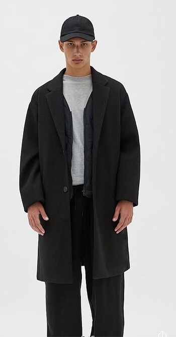 s Beden siyah Renk Pull&Bear Siyah Kaban