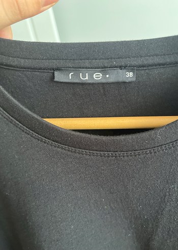 38 Beden siyah Renk Rue marka Siyah Robalı Midi Spor Elbise