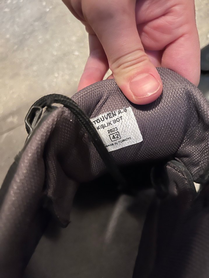 Siyah 42 numara  Erkek Kauçuk Bot - Görsel 3