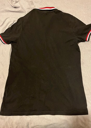 Tommy marka Erkek Siyah Baskılı Polo Tişört - Görsel 2