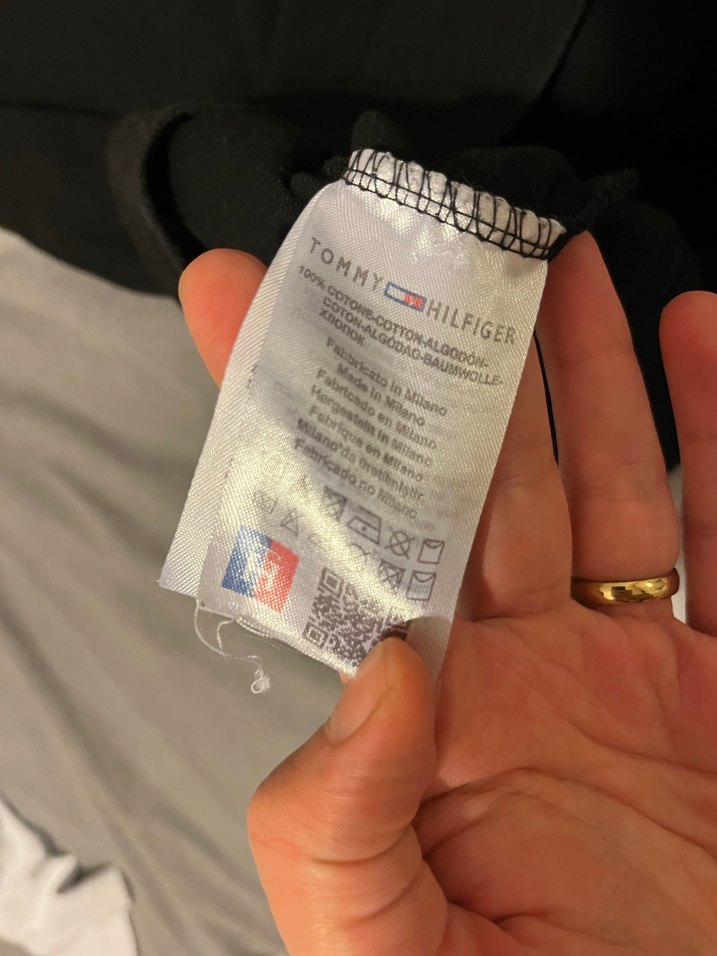 Tommy marka Erkek Siyah Baskılı Polo Tişört - Görsel 3