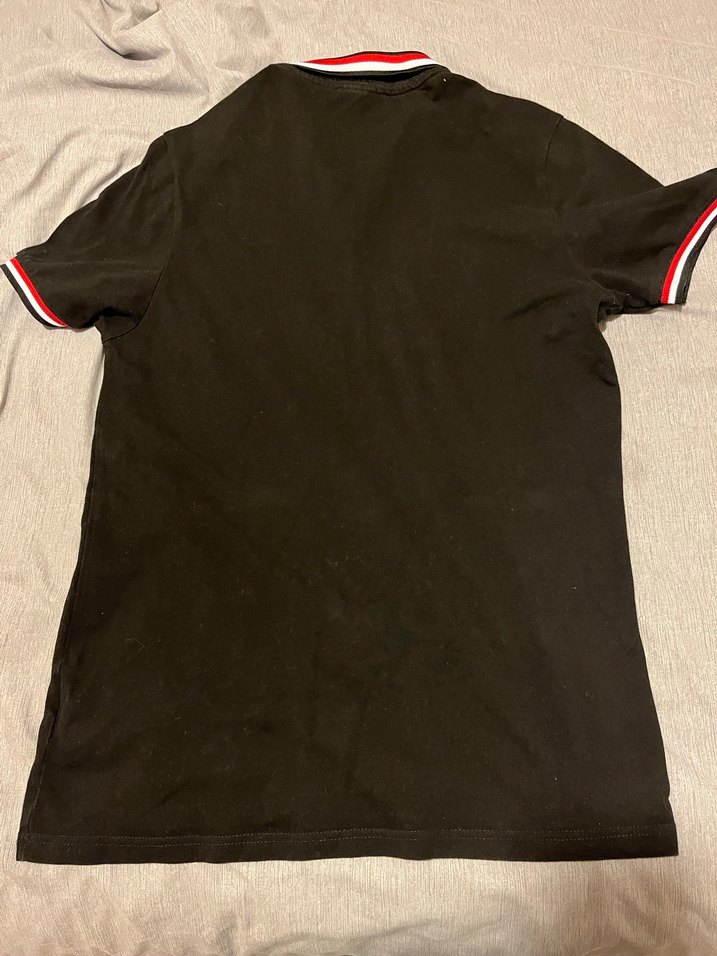 Tommy marka Erkek Siyah Baskılı Polo Tişört - Görsel 2