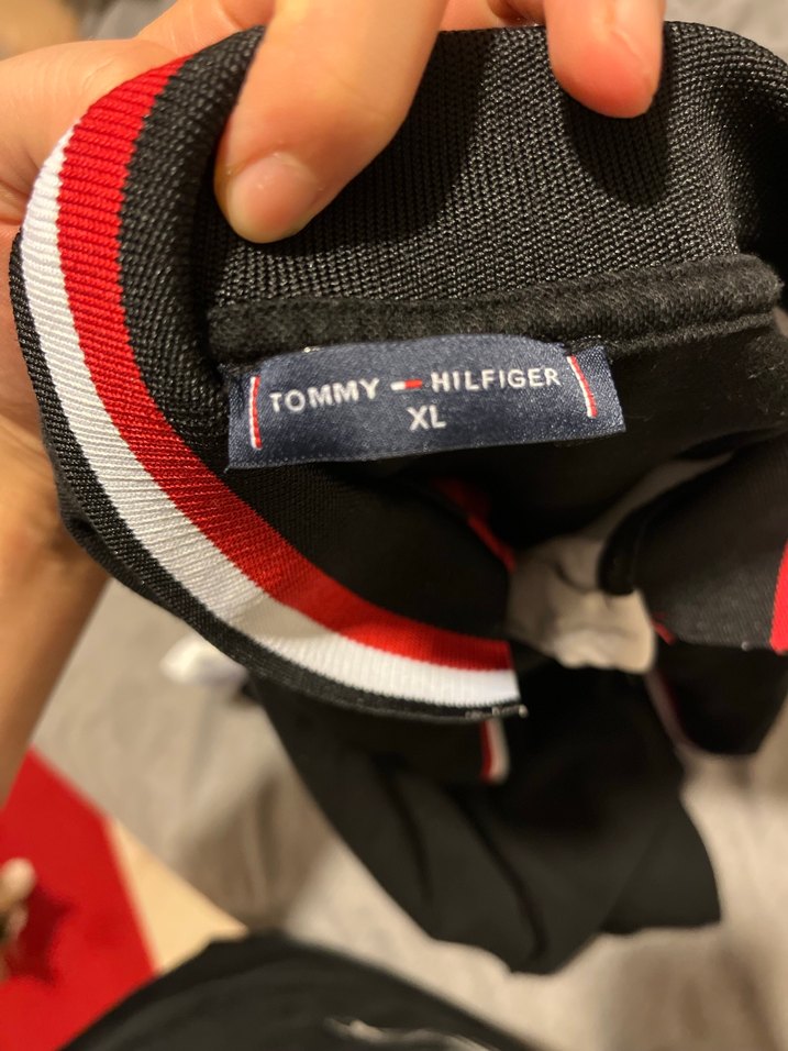 Tommy marka Erkek Siyah Baskılı Polo Tişört - Görsel 4