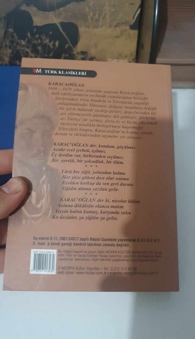 Morpa Karacaoğlan Seçmeler Kitabı - Görsel 3