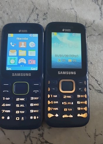 2 adet Samsung Çift SIM Kartlı Koyu Mavi Telefon - Görsel 2