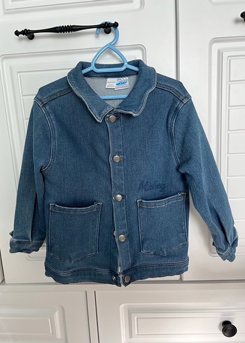 Erkek Çocuk Mavi Denim Ceket - Görsel 2