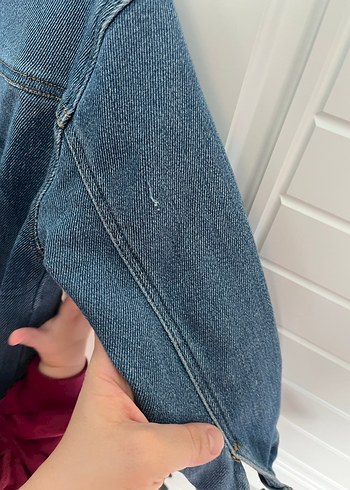 Erkek Çocuk Mavi Denim Ceket - Görsel 5