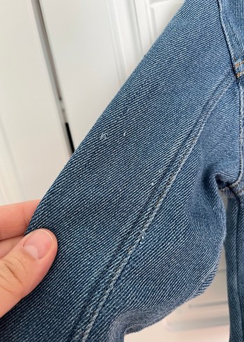 Erkek Çocuk Mavi Denim Ceket - Görsel 4