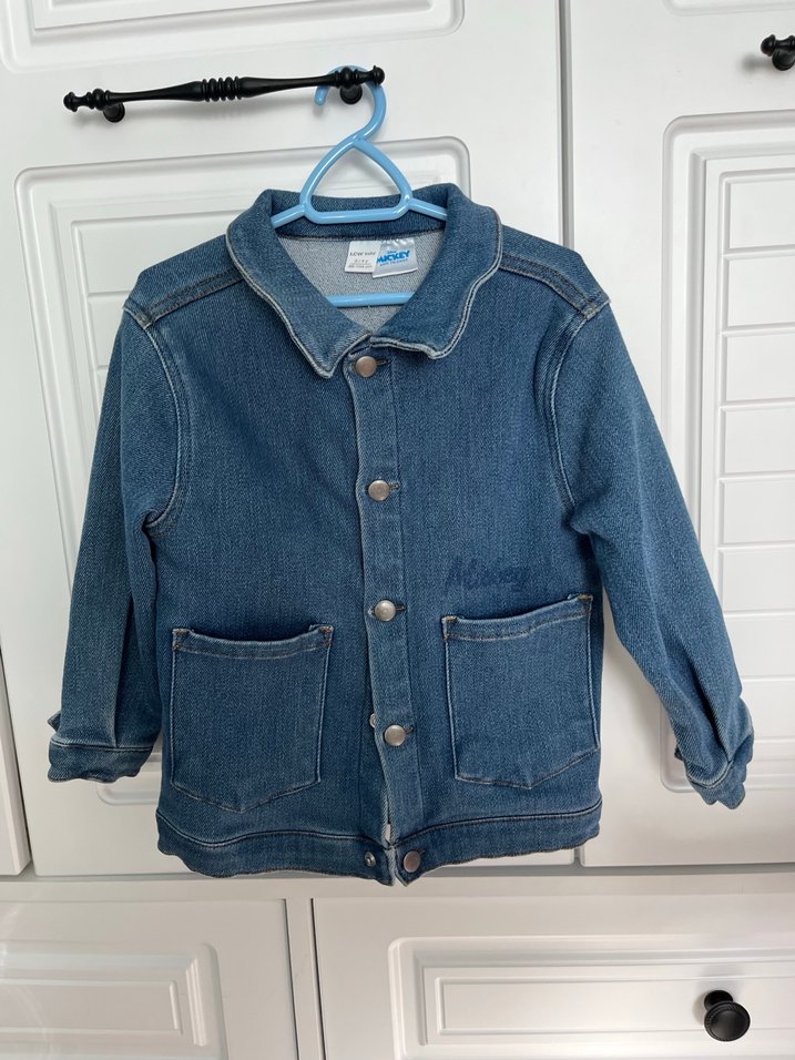 Erkek Çocuk Mavi Denim Ceket - Görsel 2