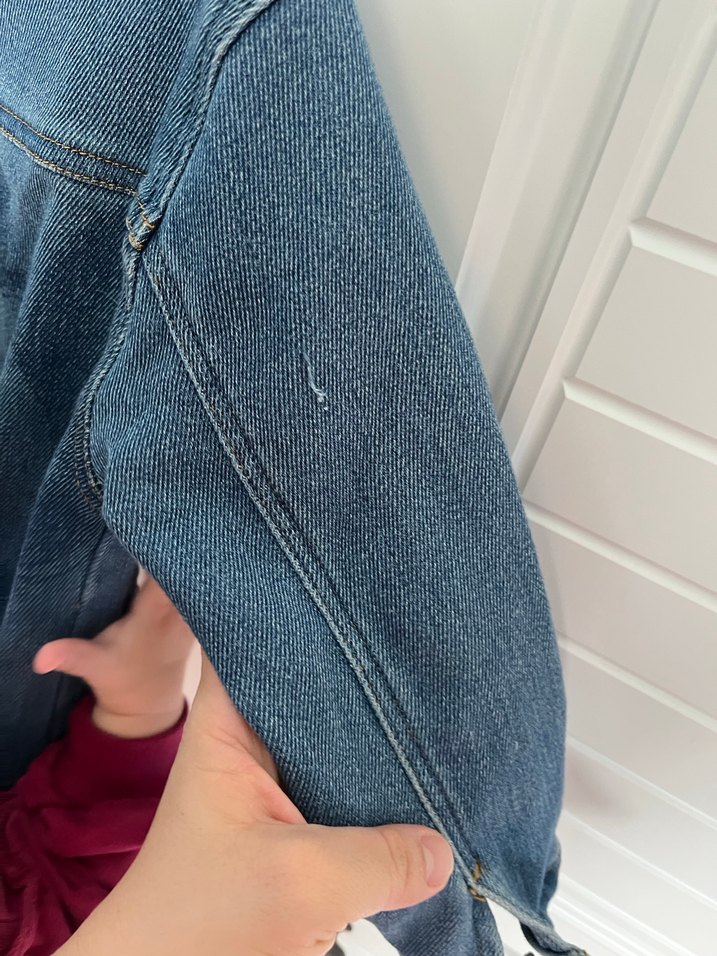 Erkek Çocuk Mavi Denim Ceket - Görsel 5