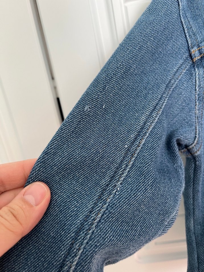 Erkek Çocuk Mavi Denim Ceket - Görsel 4