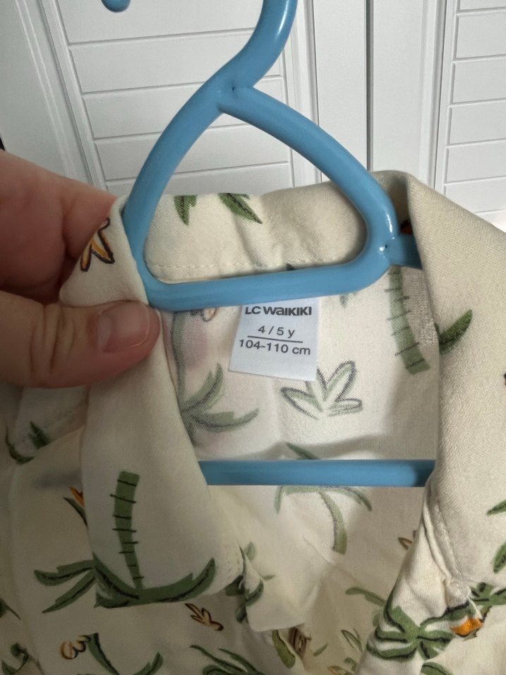 Bej Pamuklu Kısa Kollu Erkek Gömlek - Görsel 3