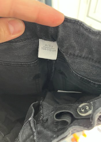Erkek Çocuk Gri Regular Fit Denim Pantolon - Görsel 3