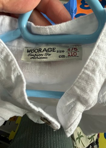 Erkek Çocuk Beyaz Pamuklu Gömlek - Görsel 3