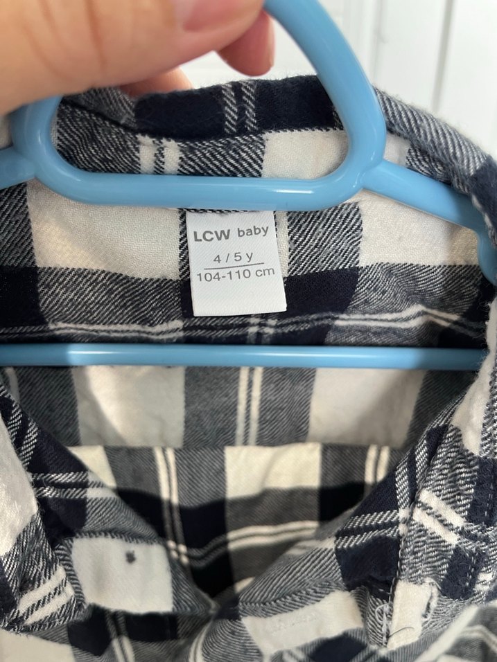 Ekose Erkek Çocuk Uzun Kollu Gömlek - Görsel 3