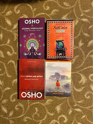 Osho iki kitap sofinin dünyası ve robin sharma