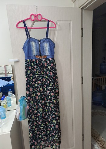 Siyah Kolsuz Midi Elbise - Görsel 10