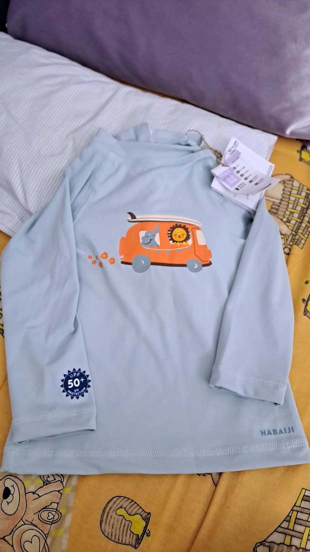 Mavi Baskılı Uzun Kollu Erkek Sweatshirt - Görsel 2