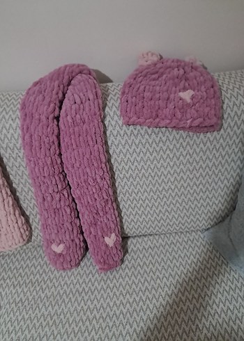 Puffy Bere ve Atkı Seti - Görsel 3