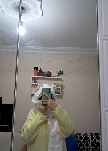 Puffy Kapüşonlu Atkı - Görsel 3