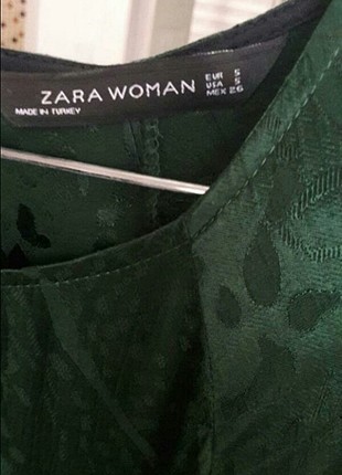 s Beden yeşil Renk Zara Bluz