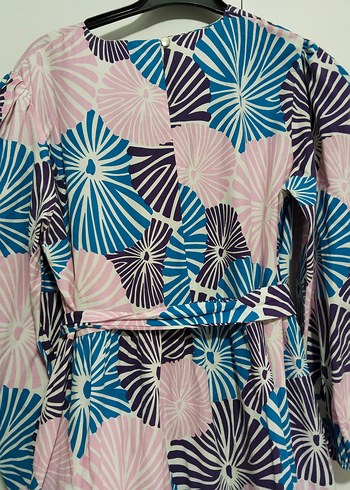 Pembe Bohem Uzun Elbise - Görsel 9