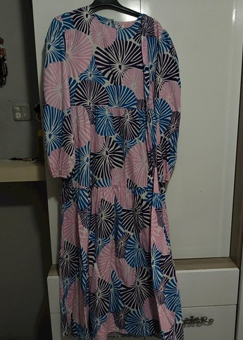 Pembe Bohem Uzun Elbise - Görsel 2