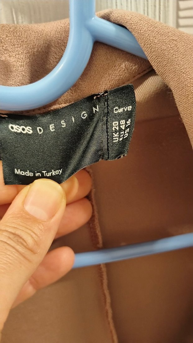 Bej Midi Uzunlukta Salaş Hamile Ceketi - Görsel 3