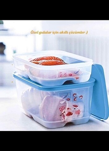 Tupperware TUPERWARE Buzdolabı Et,Balık,Saklama 4.4 lt 1 adet