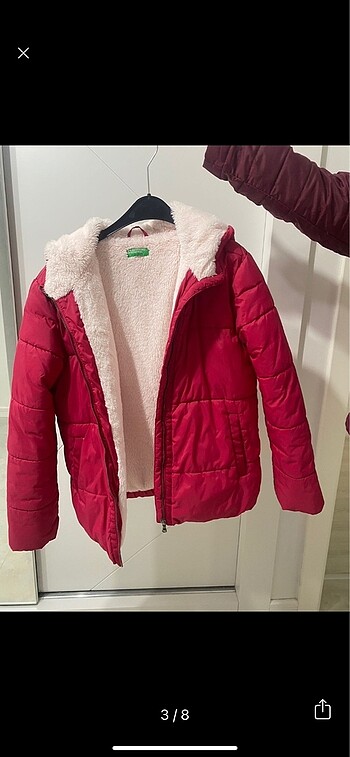 12-13 Yaş Beden Benetton Mont