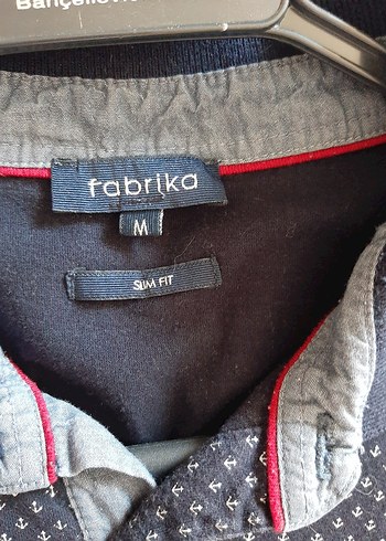 m Beden mavi Renk Koyu Mavi Desenli Kısa Kollu Polo Tişört