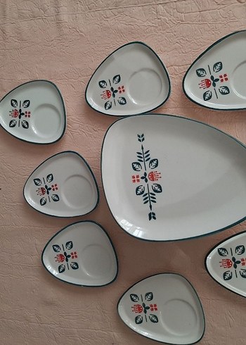 karaca el yapımı tabak seti - Görsel 3