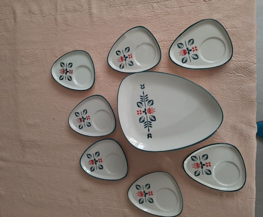 karaca el yapımı tabak seti - Görsel 3