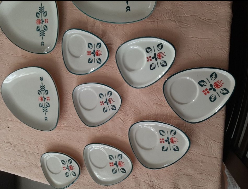 karaca el yapımı tabak seti - Görsel 2