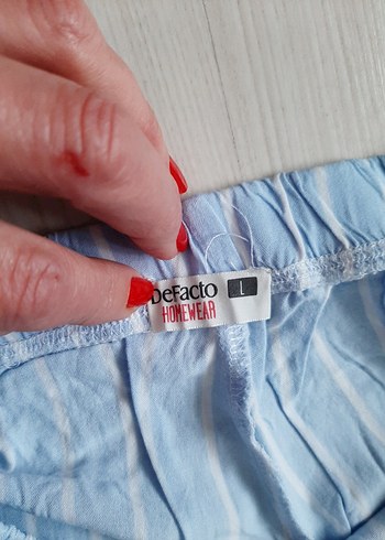 DeFacto viskon pijama alti - Görsel 4