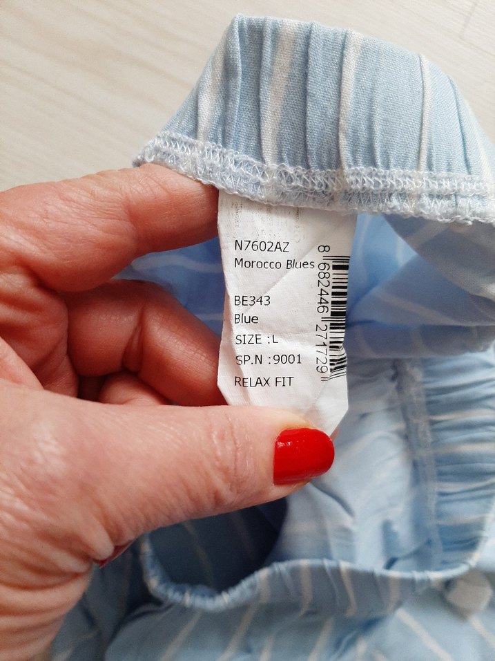 DeFacto viskon pijama alti - Görsel 5