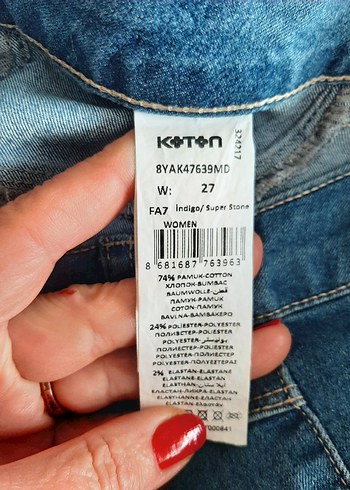 Mavi Kadın Denim Rahat Kesim Jean - Görsel 5